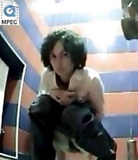 Fountains of pee filmed in spycammed ladies' room