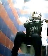 Scrutinize wet pussies of voyeur's peeing victims