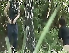 Girl in pantyhose in action