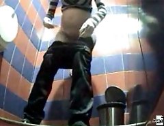 Three young babes get unlucky to pee in spycammed loo