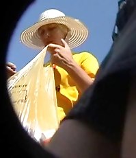 Funny panty upskirt view