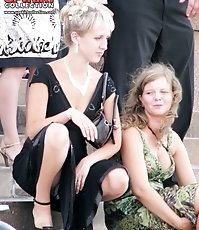 Hot upskirt shots made by a pro