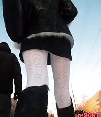 Super hot chicks with hot upskirts