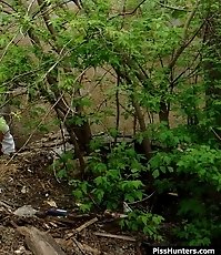 The bushes as the best place to piss for this miss