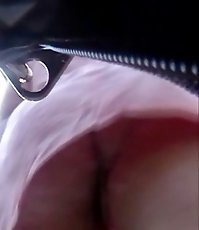 Hot amateur upskirt ass