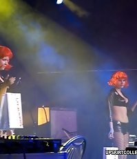 Pretty teens dance sexily shaking asses in tight shorts
