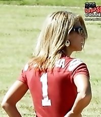 Impressive view of amateur ass jeans