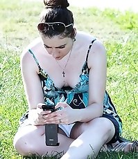 Girls never care their upskirts seen