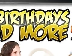 These horny sluts take turns swallowing this stripper dick