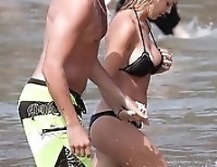 Girl in bikini downblouse pictures