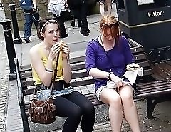 Upskirt sex view of the real amateur