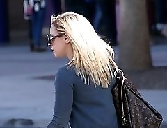 Impressive view of amateur ass jeans