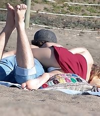 White panty upskirts. Looking up red dress' skirt