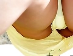 Only stunning upskirts from below