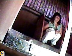 Girls and oldies exposed to spy cam in public loo