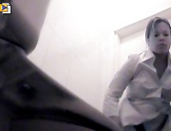 Spy cam movies from camera planted in ladies room