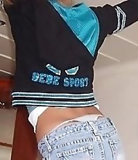 Awesome pics with girls hardly taking off their tight jeans