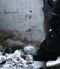 Two chicks caught on spy cam while taking a wee