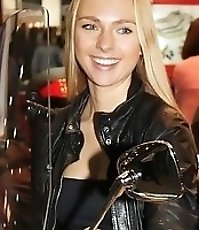 Panty slip aside on up skirt shots