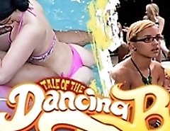 Horny girls get fucked by the pool!