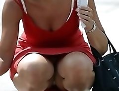Real voyeur upskirt galleries with unaware girls hunted down