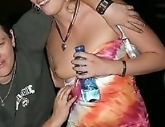 Drunk or not, she flashed upskirt. Upskirt downblouse