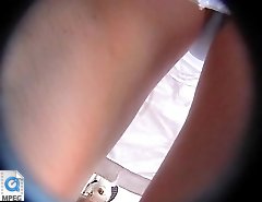 Spy upskirt in the public place