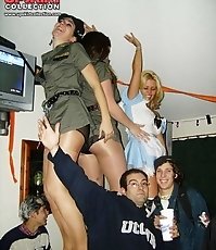 Upskirting and having fun