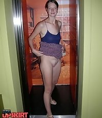 No panty upskirt just for you