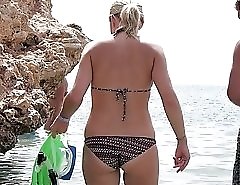 Girls demonstrate the bikini booties