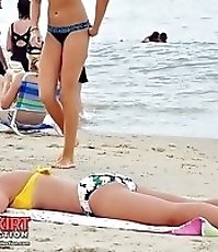 Sexy bikinis on the cute chicks